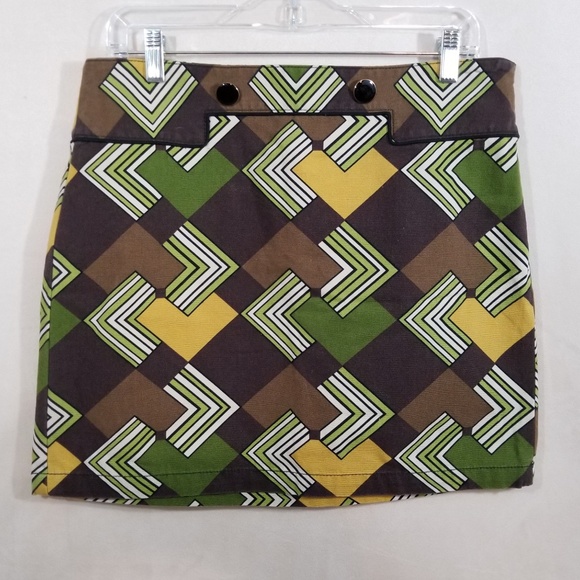 LOFT Dresses & Skirts - Ann Taylor LOFT Retro Geometric Mod Mini Skirt-NWT